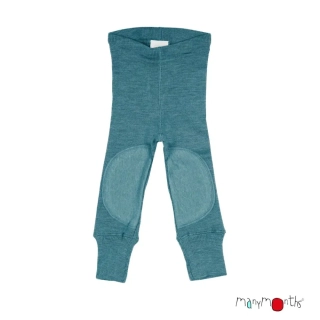 Merino legíny ManyMonths se záplatami - Sea Grotto