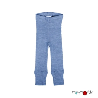 Merino legíny ManyMonths - Blue Mist